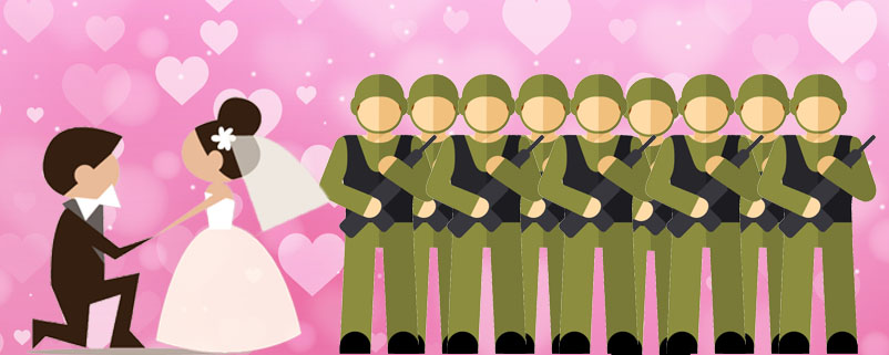 ازدواج سربازان